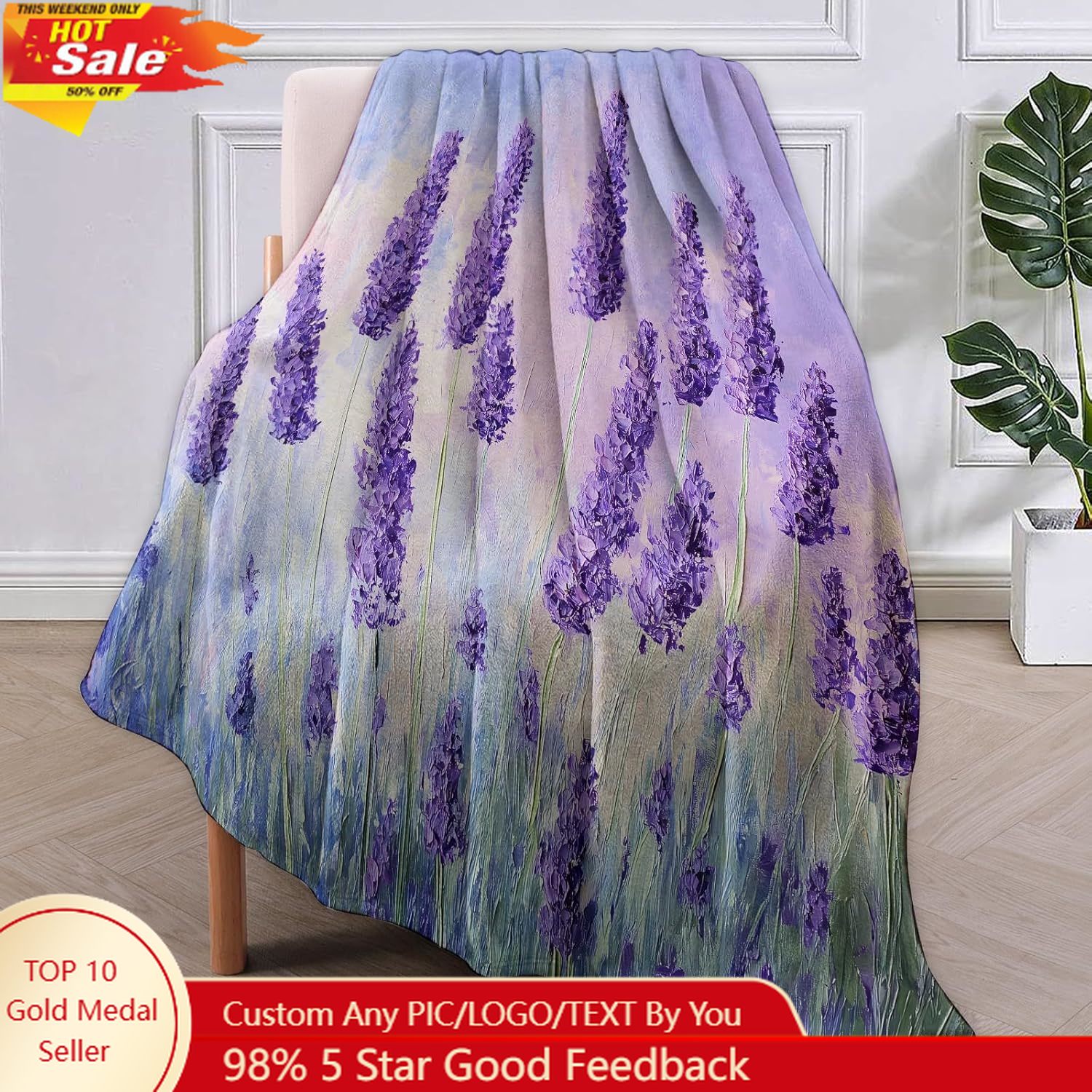 Home Textiles Throw - Manta de franela Camper, regalos de