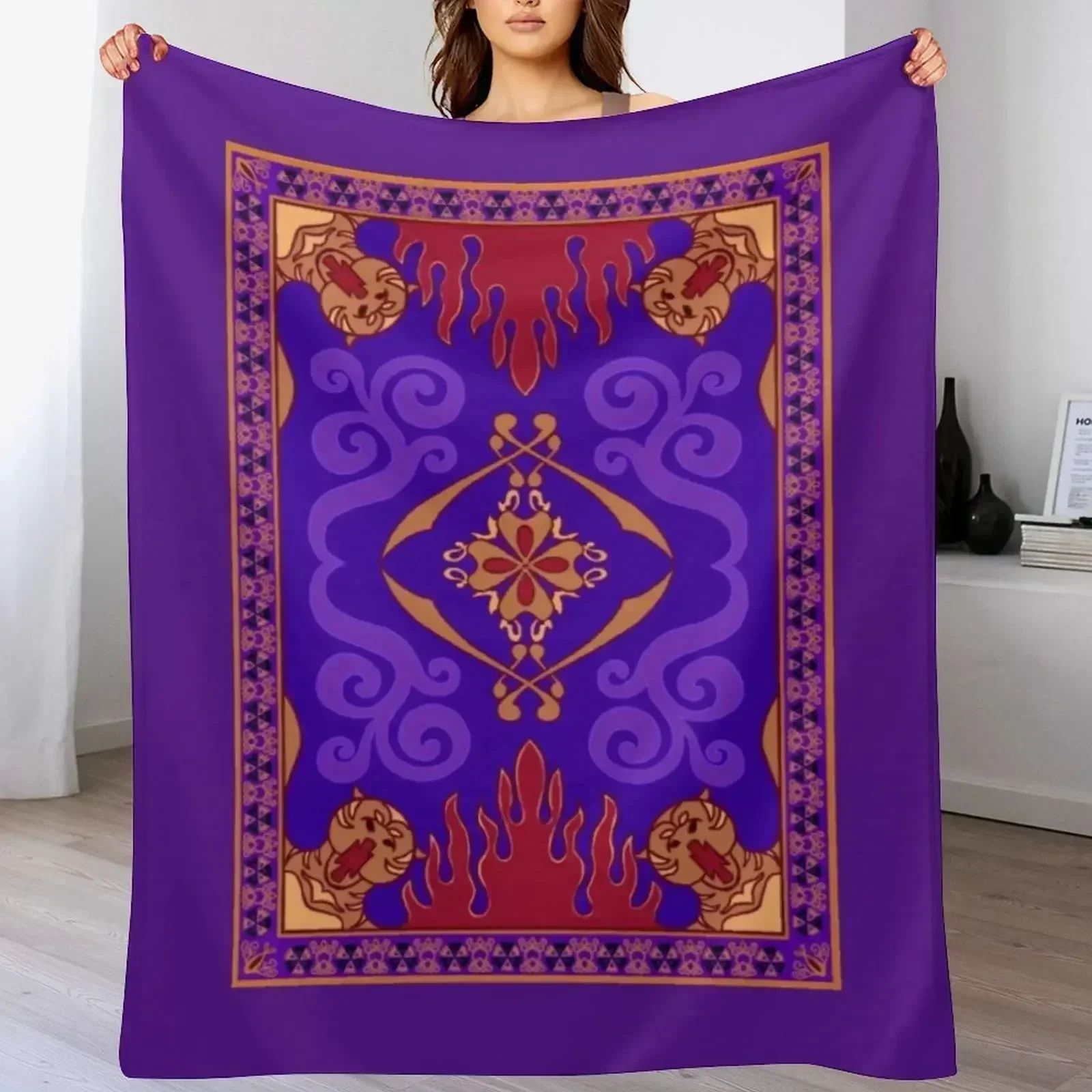 Home Textiles Throw - Manta de alfombra mágica Aladdin, perfecta