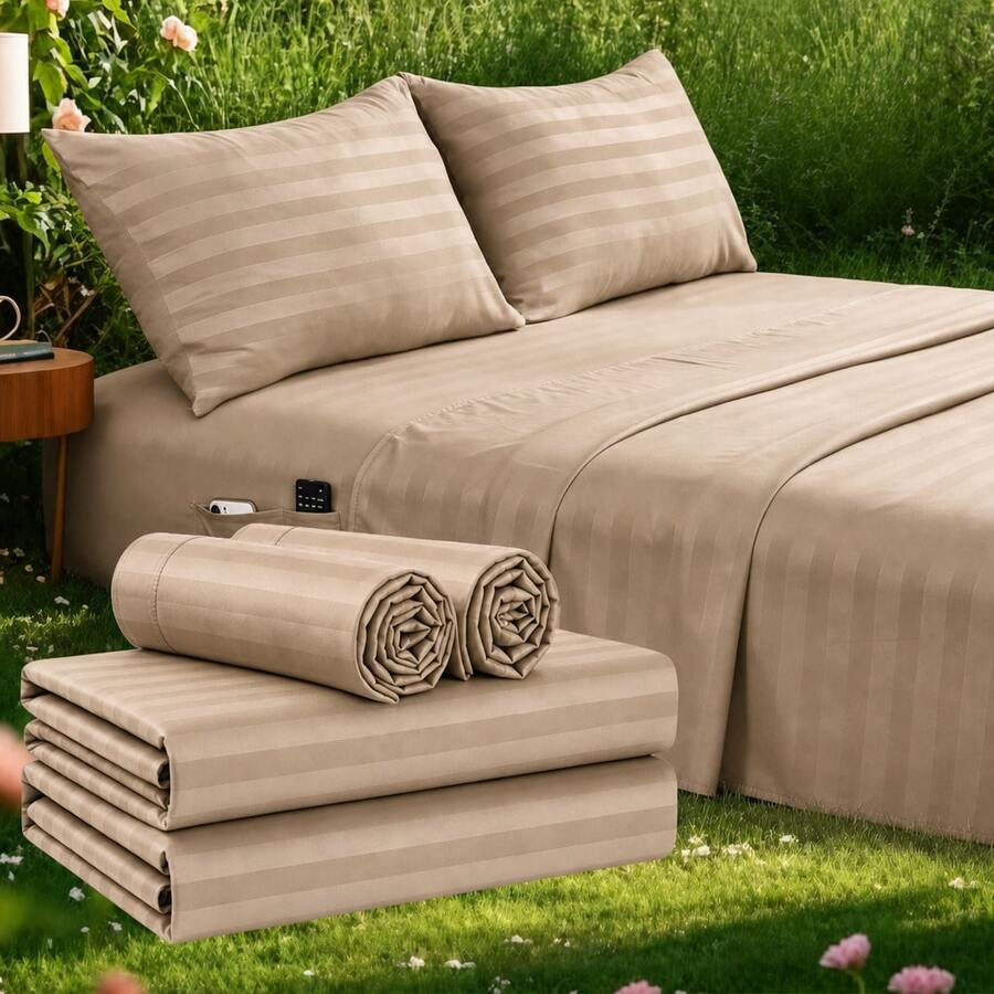 Juego de Sábanas Refrescantes  - Fitted Sheet Deep reseña y precio