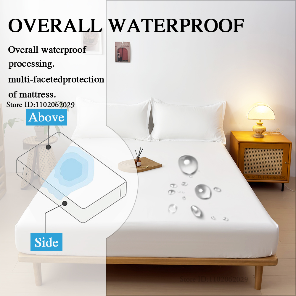Funda de colchón impermeable,  - Home Textiles Throw reseña y precio