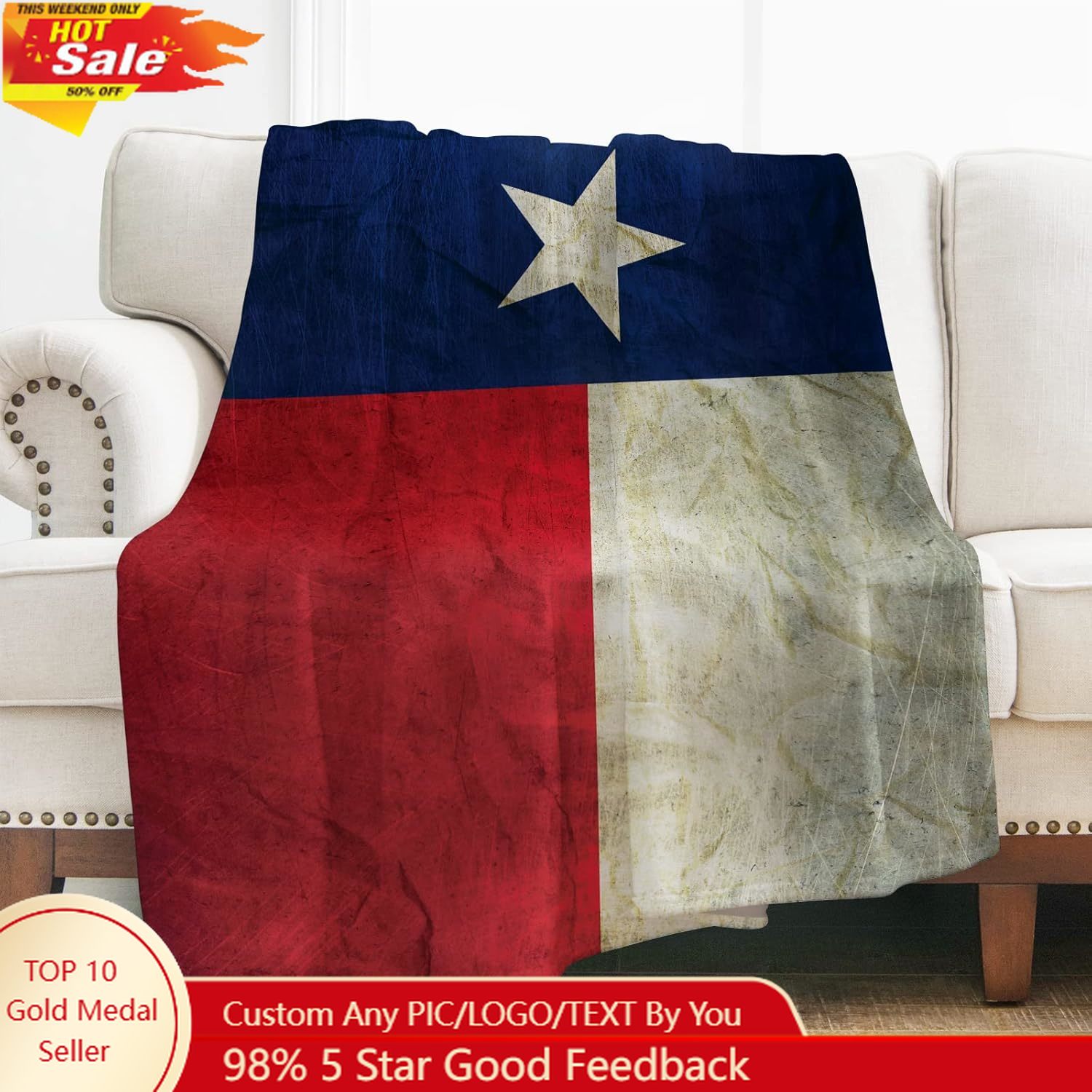 Manta con bandera de Levens Te - Home Textiles Throw reseña y precio