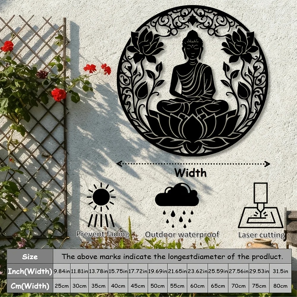 Arte Metálico de Pared con Dis - Home Textiles Brands reseña y precio