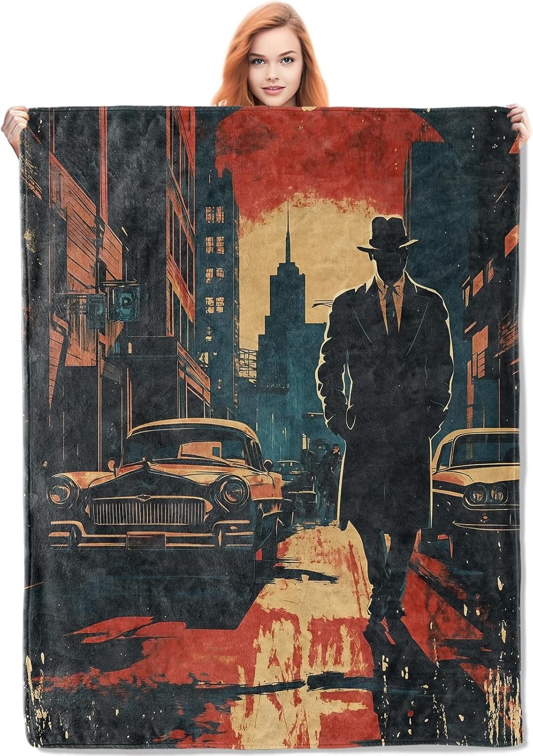 Manta de Detective Noir, regal - Home Textiles Throw reseña y precio