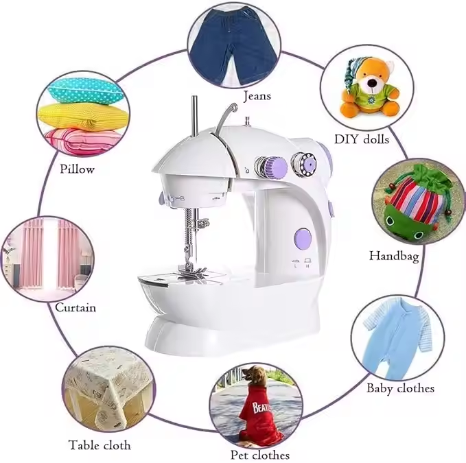 Mini máquinas de coser eléctri - Home Textile Industry reseña y precio