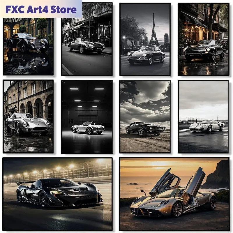 Póster de coches de marca famo - Home Textiles Brands reseña y precio